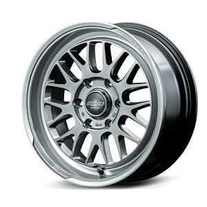 RAYS レイズ ホムラ HOMURA 2X9L-RA Grace Silver/Rim DMC (QAJ) 18×7.5J 6H PCD139 +38 アルミホイール1本
