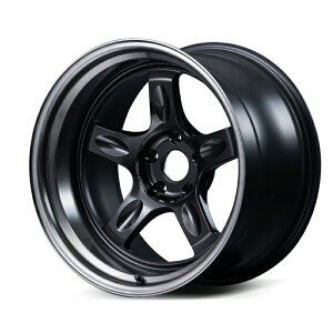 RAYS ���C�Y VOLK RACING �{���N���[�V���O VR21C SPEC-PW Pressed Double Black (PW) 18×10.5J 5H PCD114 -25 �A���~�z�C�[��1�{