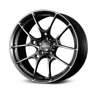 RAYS ���C�Y VOLK RACING �{���N���[�V���O G025 Shining Black Metal/Rim Edge DC (HK) 19×10.0J 5H PCD114 +28 �A���~�z�C�[��1�{