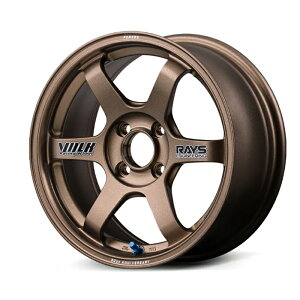RAYS ���C�Y VOLK RACING �{���N���[�V���O TE37SONIC 30th STICKER Ver. Bronze Almite (BR) 15×6.0J 4H PCD100 +43 �A���~�z�C�[��1�{