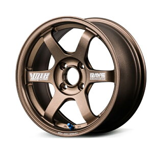 RAYS ���C�Y VOLK RACING �{���N���[�V���O TE37SONIC 30th MACHINING Ver. Bronze Almite (BR) 15×6.0J 4H PCD100 +43 �A���~�z�C�[��1�{