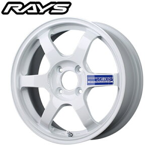 RAYS CY VOLK RACING {N[VO TE37 GRAVEL2 Dash White (DW) 15×6.0J 4H PCD100 +40 A~zC[1{