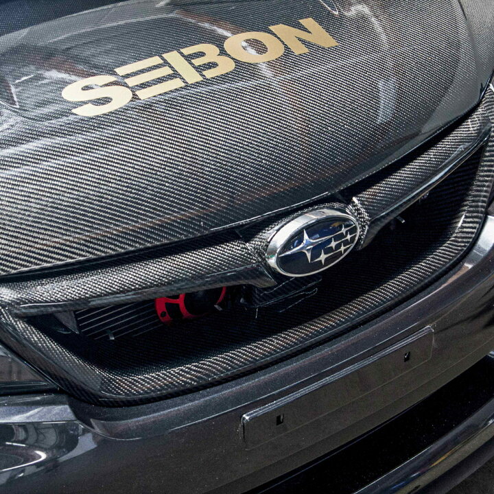 楽天市場】SEIBON セイボン カーボンフロントグリル STスタイル 光沢 