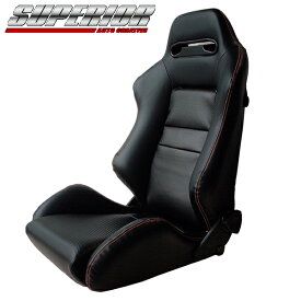 SUPERIOR スーペリア シートカバー for RECARO レカロ SR-3 ブラックカーボンルック【ブラック】 送料(税別):本州・北海道は2000円 沖縄・離島は着払い