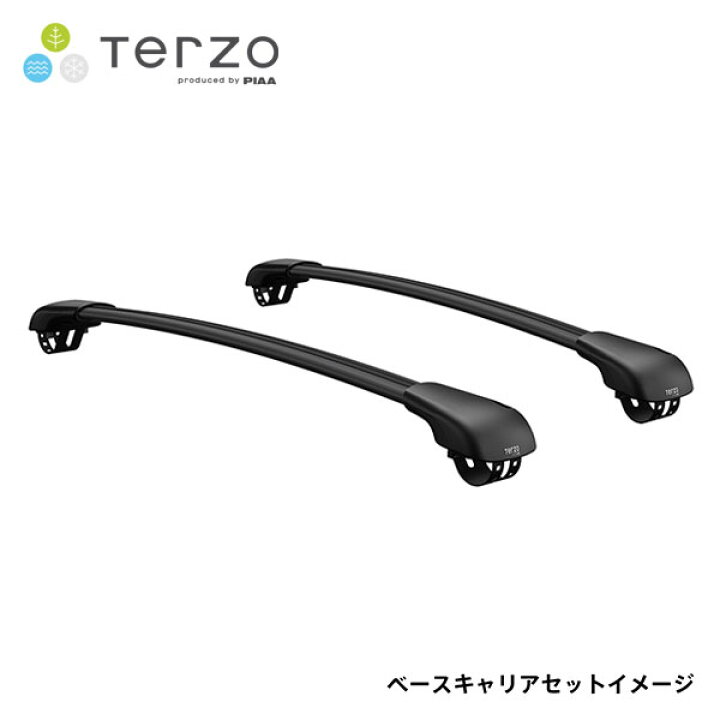 楽天市場】Terzo テルッツォ ベースキャリア エアロバーブラックセット 