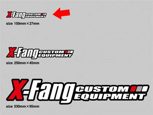 TGS X-Fang ���S�X�e�b�J�[ 150mm×27mm