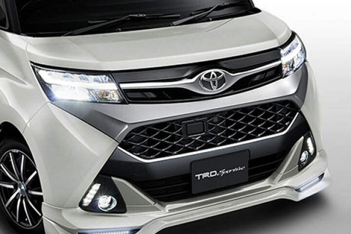 楽天市場】TRD フロントバンパーガーニッシュ シルバー タンク M900A 