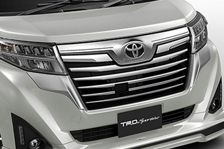 楽天市場】TRD フロントバンパーガーニッシュ シルバー ルーミー M900A 