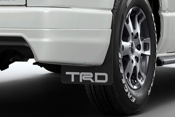 楽天市場】TRD マッドフラップ ブラック ハイエースバン KDH20# KDH211 