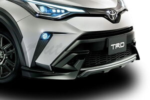 TRD Field Monster フロントスポイラー 艶消し黒+金属調シルバー C-HR NGX10 NGX50 ZYX11 19/10〜