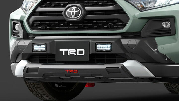 楽天市場】TRD フロントバンパーガーニッシュ(LED付) RAV4 MXAA54 19/4  