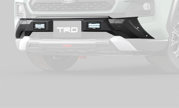 TRD フロントバンパーガーニッシュ(LED付) RAV4 MXAA54 19/4〜 除くLEDサイドライト(ナンバーフレーム付)028 付車 |  オートクラフト