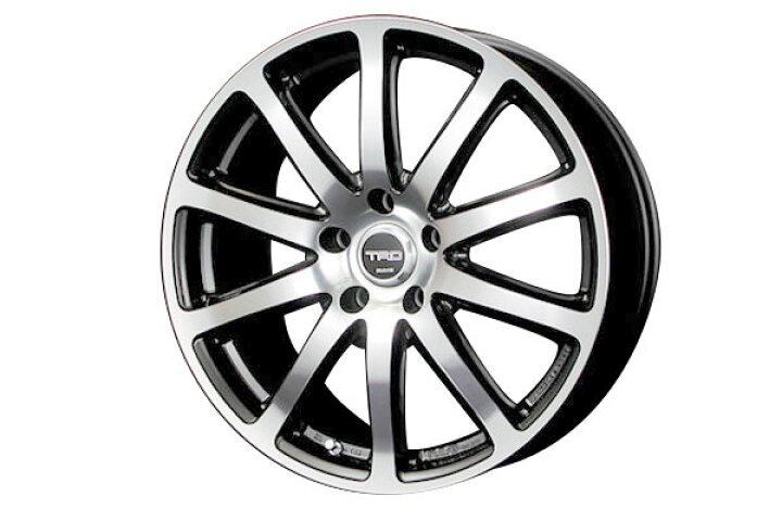 楽天市場 Trd アルミホイール Tf2 ダイヤモンドカットシルバー 18インチ 1本 サイ Azk10 15 03 18インチアルミホイール メーカーオプション 付車 オートクラフト