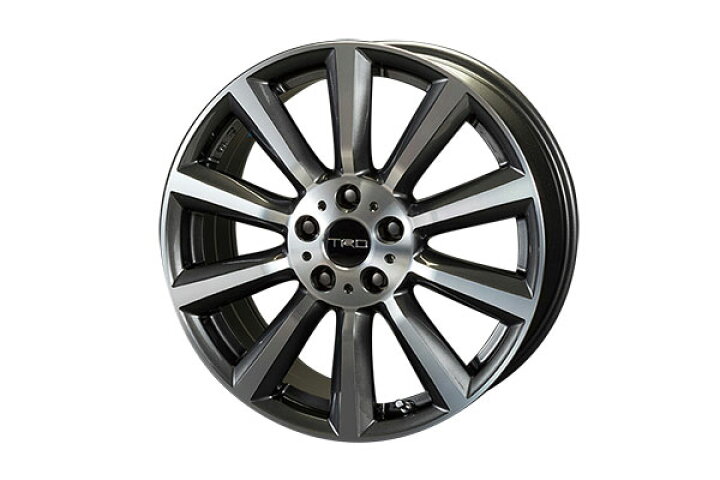 楽天市場 Trd アルミホイール Tf6 ダイヤモンドカットシルバー 18インチ 1本 ハリアー Zsu60w Zsu65w 17 06 除くキー付 ホイールナット 純正用品 付車 オートクラフト
