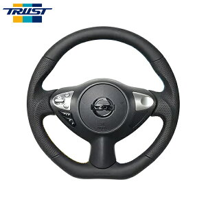 TRUST トラスト GReddy レザーステアリング 3色ステッチ フェアレディZ Z34 2008年12月〜