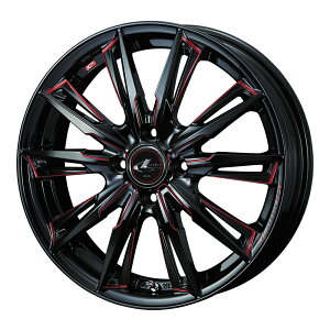 WEDS LEONIS GX A~zC[4{Zbg 17X6.5J 4H PCD100 +42 (ubN/SC}VjO(bh BK/SC(RED)) EFbY IjX