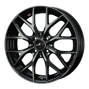 WEDS LEONIS MX �A���~�z�C�[��1�{ 14X4.5J 4H PCD100 +45 (�p�[���u���b�N/�~���[�J�b�g/�` PBMC/TI) �E�F�b�Y ���I�j�X 4�{�w���ő�������