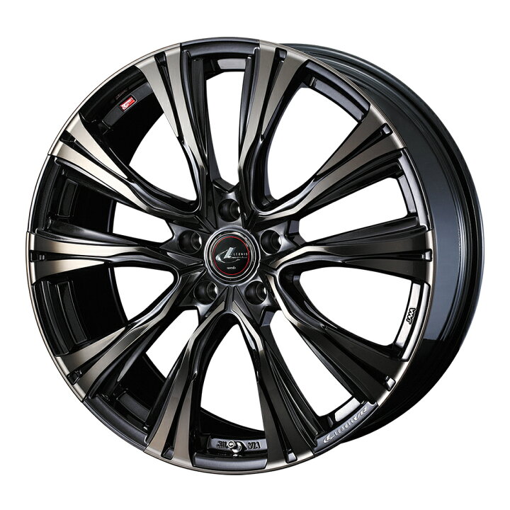 楽天市場】WEDS LEONIS VR アルミホイール1本 17X7.0J 5H PCD100 +47 