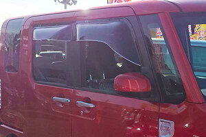 OXバイザー オックスバイザー ブラッキーテン 前後セット 1台分 ウェイク LA700S LA710S