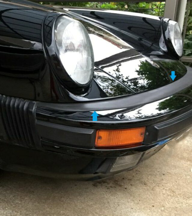 楽天市場】ポルシェ 930(911) フロント バンパー フィラー ブラック 
