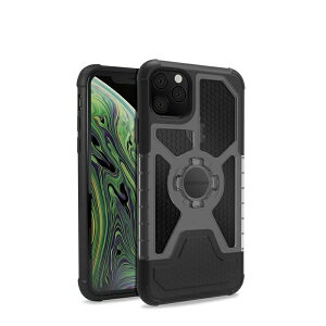ROKFORM iPhone11-Pro �N���X�^�� �X�}�z�z���_�[ �u���b�N