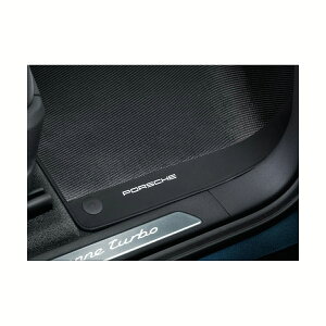 【ポルシェ純正】ポルシェ E3K30カイエン カーボン フロアマット セット RHD 9Y0044844