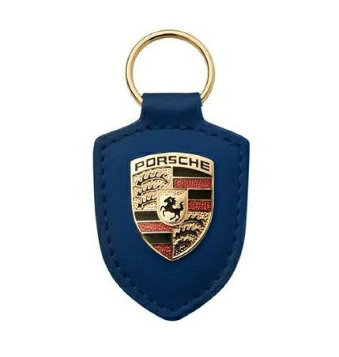 楽天市場】【ポルシェ純正】ポルシェ クレスト キーホルダー ブルー 