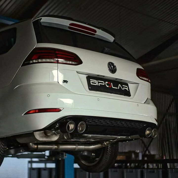 楽天市場】VW ゴルフ7Rヴァリアント ECE認証 可変バルブマフラー(楕円2 