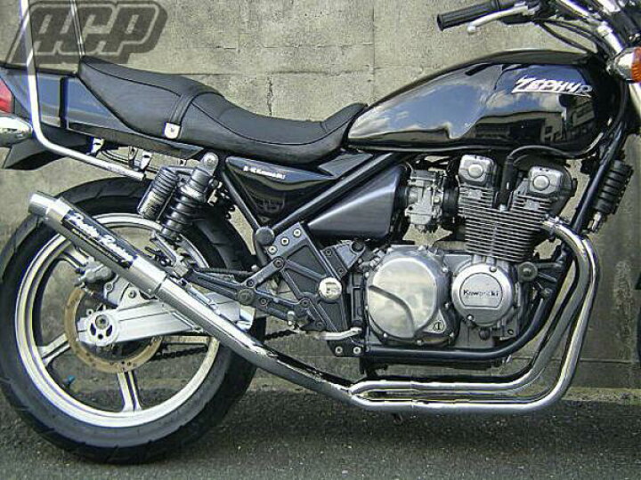 楽天市場】プリティー製 ゼファー400 流 タイプ1 4-2-1 マフラー 