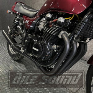 ゼファー750 エルサウンド ショート管 ブラック マフラー 【新品】ZEPHYR750 AILE SOUND