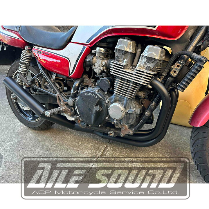 楽天市場】CB750 RC42 エルサウンド ショート管 ブラック マフラー 