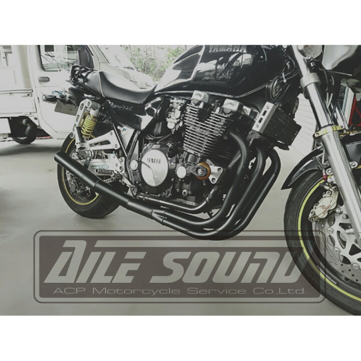 受注 XJR1300 RP03J ～2002年 ショート管 ブラック マフラー