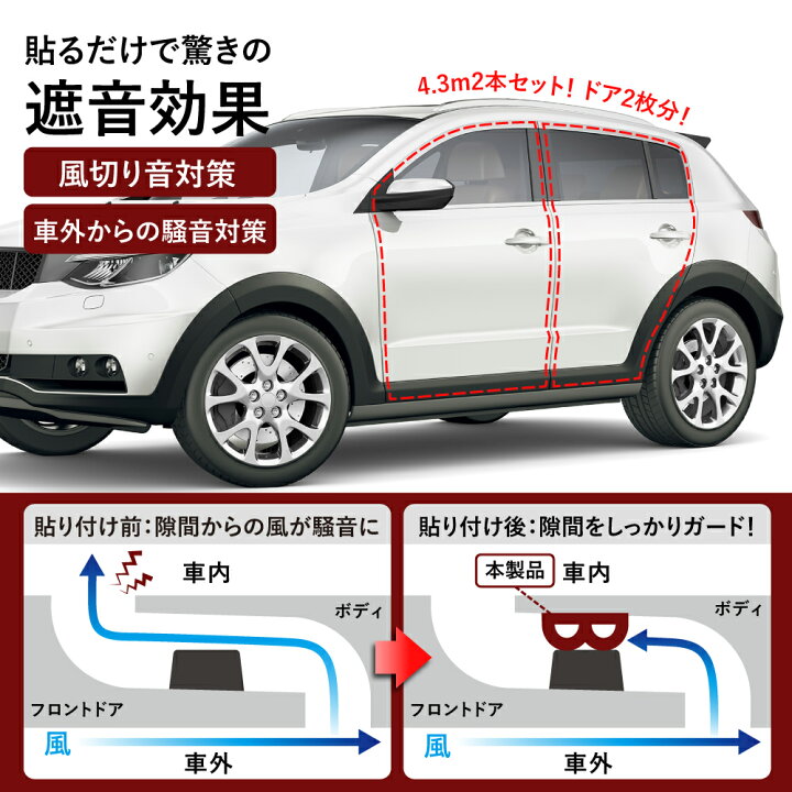 楽天市場】【4.3m×2本】 騒音防止テープ 風切り音防止テープ 静音モール ライナー 騒音 防止 モール ドアエッジ モール ドア ウェザーストリップ ドアガードモール ドアガード 車 ドアモール ウェザーストリップ 静音ライナー 騒音 風切り音 防止 B型 黒 : AutoONE 楽天市場】【4.3m×2本】 騒音防止テープ 風切り音防止テープ 静音モール ライナー 騒音 防止 モール ドアエッジ モール ドア ウェザーストリップ ドアガードモール ドアガード 車 ドアモール ウェザーストリップ 静音ライナー 騒音 風切り音 防止 B型 黒 : AutoONE