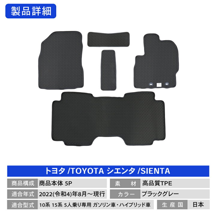 楽天市場】【エントリーでポイント10倍!! 】国内生産 新型 シエンタ 10 