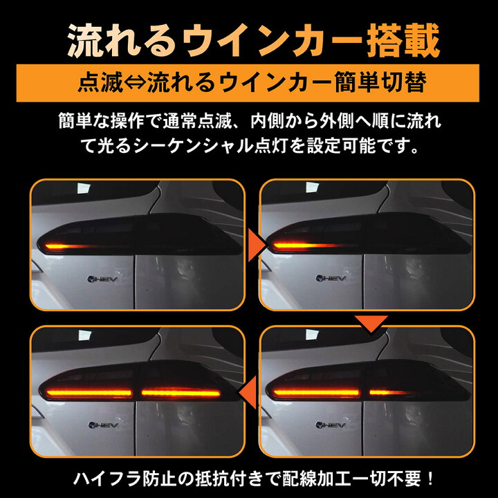 楽天市場】カローラクロス テールランプ LED テール ランプ 