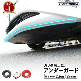 【エントリーでポイント10倍!!】[選べる3色] アンダーガード ガリ傷防止 傷 傷隠し キズ隠し PVC 車 汎用 リアスポイラー リップスポイラー アンダープロテクター エアロガード ブラック ホワイト クリアー 黒 白 透明 軽トラ 幅広い車種に対応