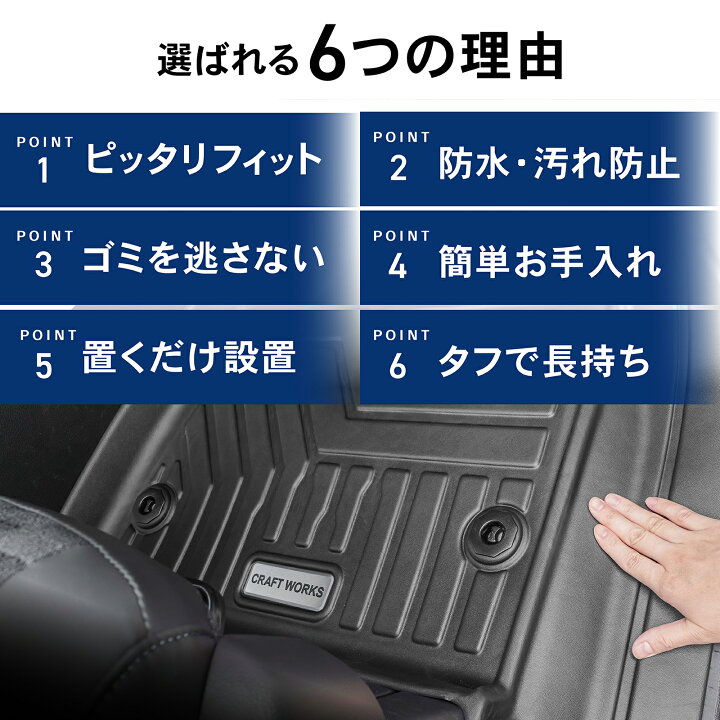 楽天市場】【ポイント10倍!! エントリー必須】RAV4 フロアマット 50系 