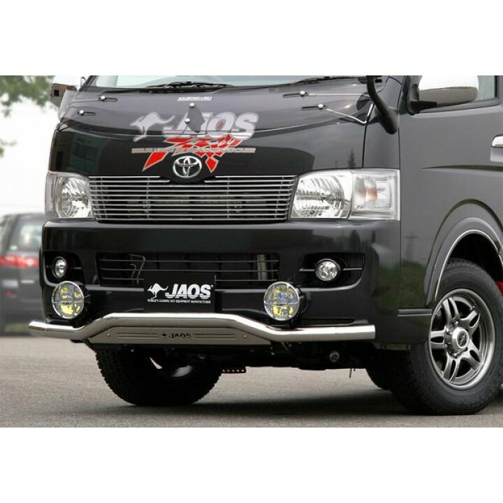 JAOS スキッドバー ハイエース1型取り付け 標準ボディ
