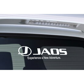 JAOS ジャオス ステッカー M ホワイト B651033