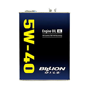 y11/20 20:00-11/27 01:59܂ŁIGg[P5{zBILLION OILS rI IC GWIC 5W-40 4L