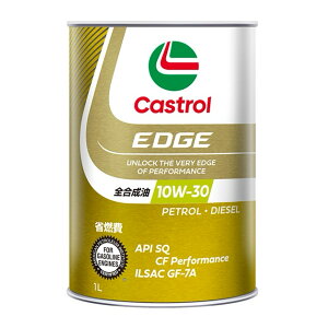 �J�X�g���[�� �G�b�W Castrol EDGE/10W-30/API SQCF Performance/ILSAC GF-7A/1Lx1��/�S������/4�փK�\�����E�f�B�[�[���ԕ��p