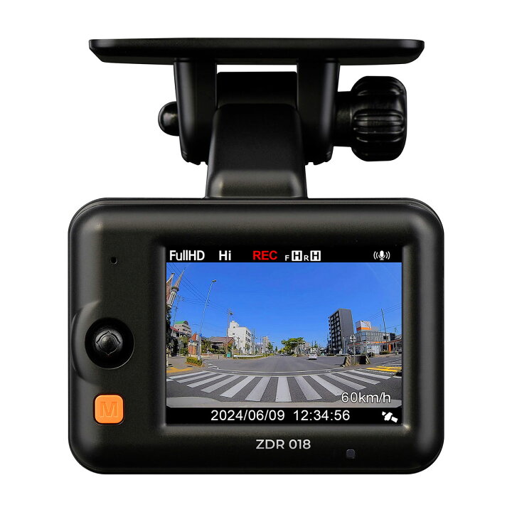 楽天市場】COMTEC コムテック ZDR018 前後2カメラドライブレコーダー 