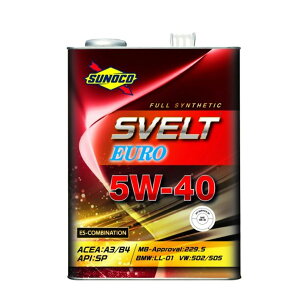 y11/20 20:00-11/27 01:59܂ŁIGg[P5{zSUNOCO XmR Svelt EURO 5W40 1L 543672-511