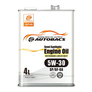 AUTOBACS �I�[�g�o�b�N�X Semi Synthetic OIL 5W30 4L (Shell)