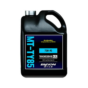 BILLION OILS 75W-90 SUBARU AWD 6-Speed��p �}�j���A���g�����X�~�b�V�����I�C�� MT-TY85 4.1L