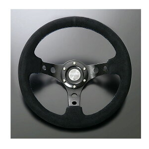 FORTUNE D1SPEC ステアリング DEEP70 バックスキン 33パイ ブルーステッチ DSC-70330BSBL