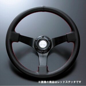 FORTUNE D1SPEC ステアリング DEEP80 34パイ ブルーステッチ DSC-80340BL