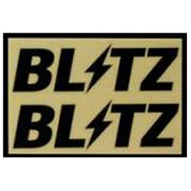 BLITZ ブリッツ ロゴステッカー 黒 150mm 13971