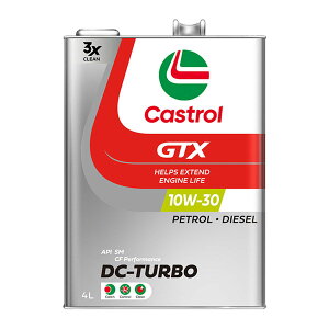 y11/4 20:00-11/11 01:59܂ŁI Gg[P5{zJXg[ GTX DC^[{ Castrol GTX DC-T/10W-30/API SM/CF Performance/4Lx1/z/4փK\EfB[[ԕp