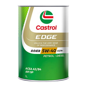 Castrol JXg[ EDGE GbW^5W[40^API SP^ACEA A3^B4^1Lx1ʁ^S^4փK\EfB[[ԕp